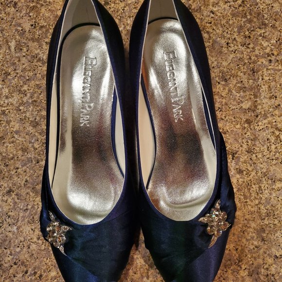 ELEGANTPARK WOMENS BLUE SIZE 6 DRESS SHOES - Picture 1 of 3